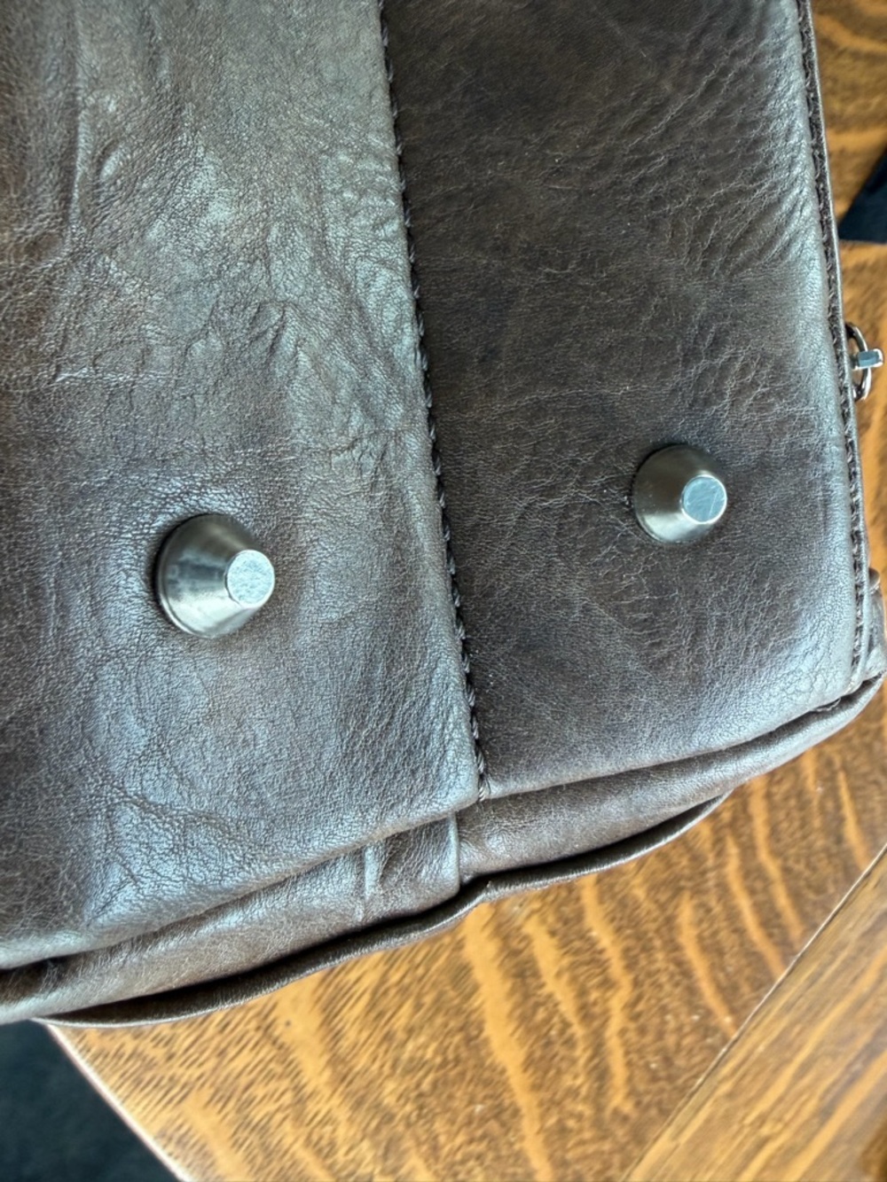 Montana West Brown Embellished Women's Shoulder Bag w/concealed compartment - Picture 10 of 16